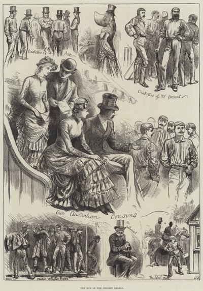 Het einde van het cricketseizoen door Harry Furniss